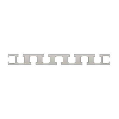 10-18018.5-0-12IN MODULAR SOLUTIONS EXTRUDED PROFILE 18.5MM X 180MM, CUT TO THE LENGTH OF 12 INCH